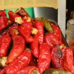 Stand gastronomico peperoni - Sagra del Fungo Porcino Castelpagano